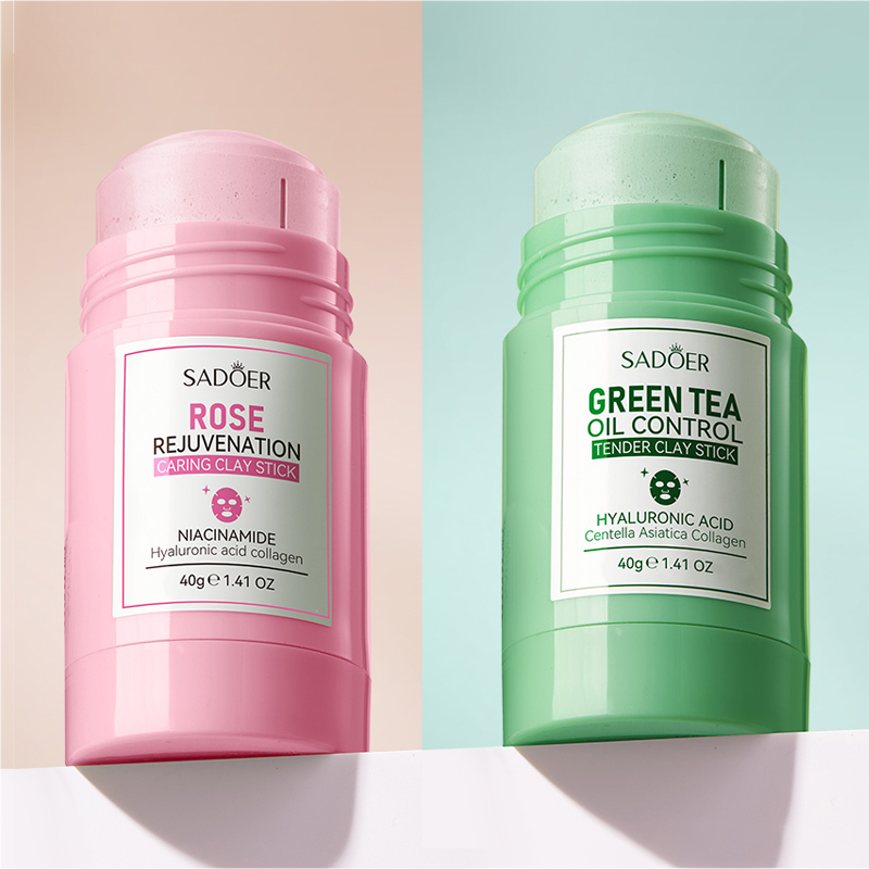 Bentonite Clay Mask - Masker Lumpur Wajah SADOER Teh Hijau