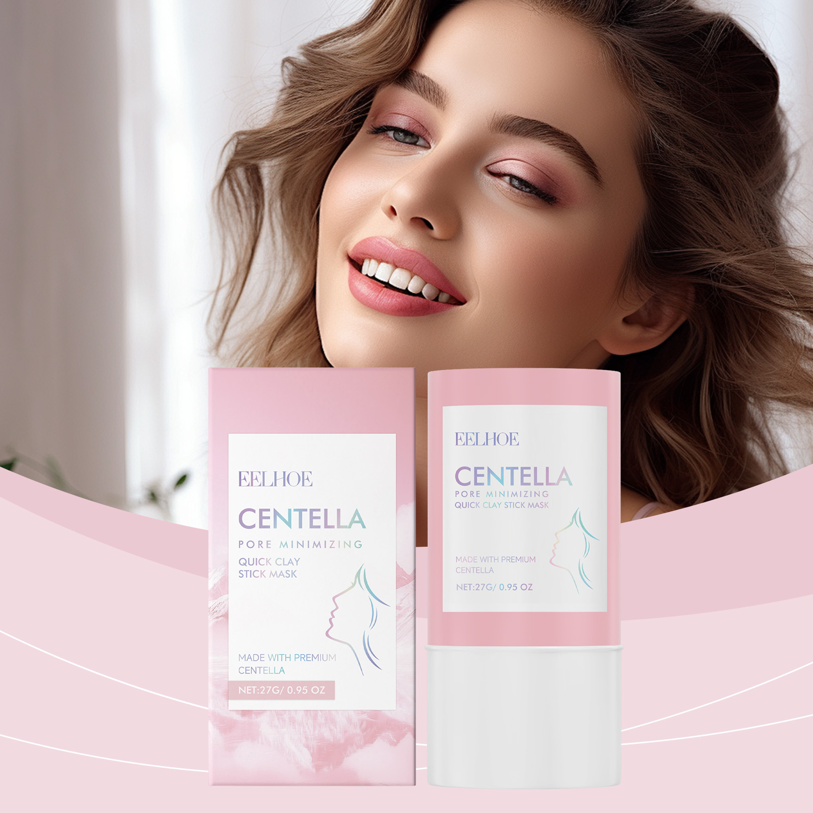 Bentonite Clay Mask - Masker Lumpur Centella Asiatica Stick Pengelupas