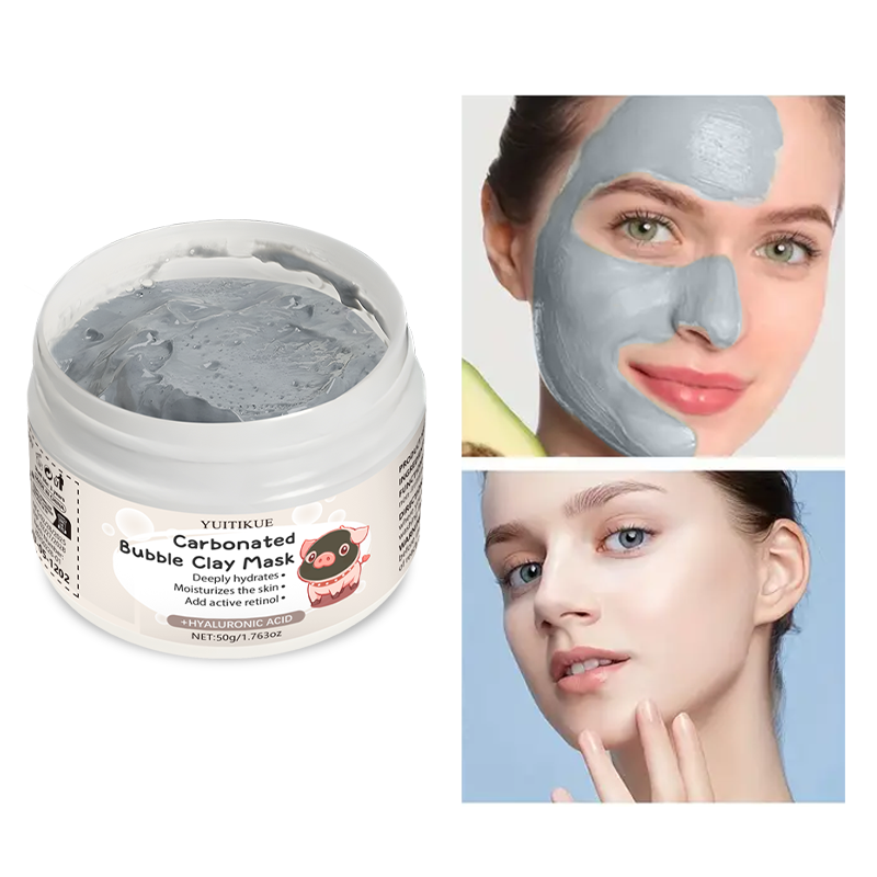Bentonite Clay Mask - Masker Tanah Liat Gelembung Berkarbonasi -