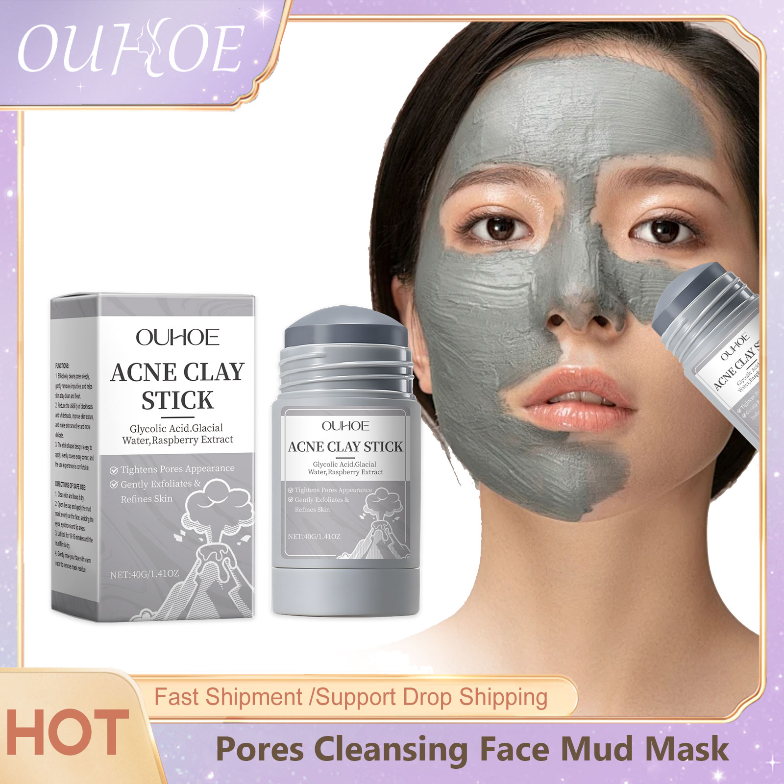 Masker lumpur tanah liat Pembe - Bentonite Clay Mask ulasan dan harga
