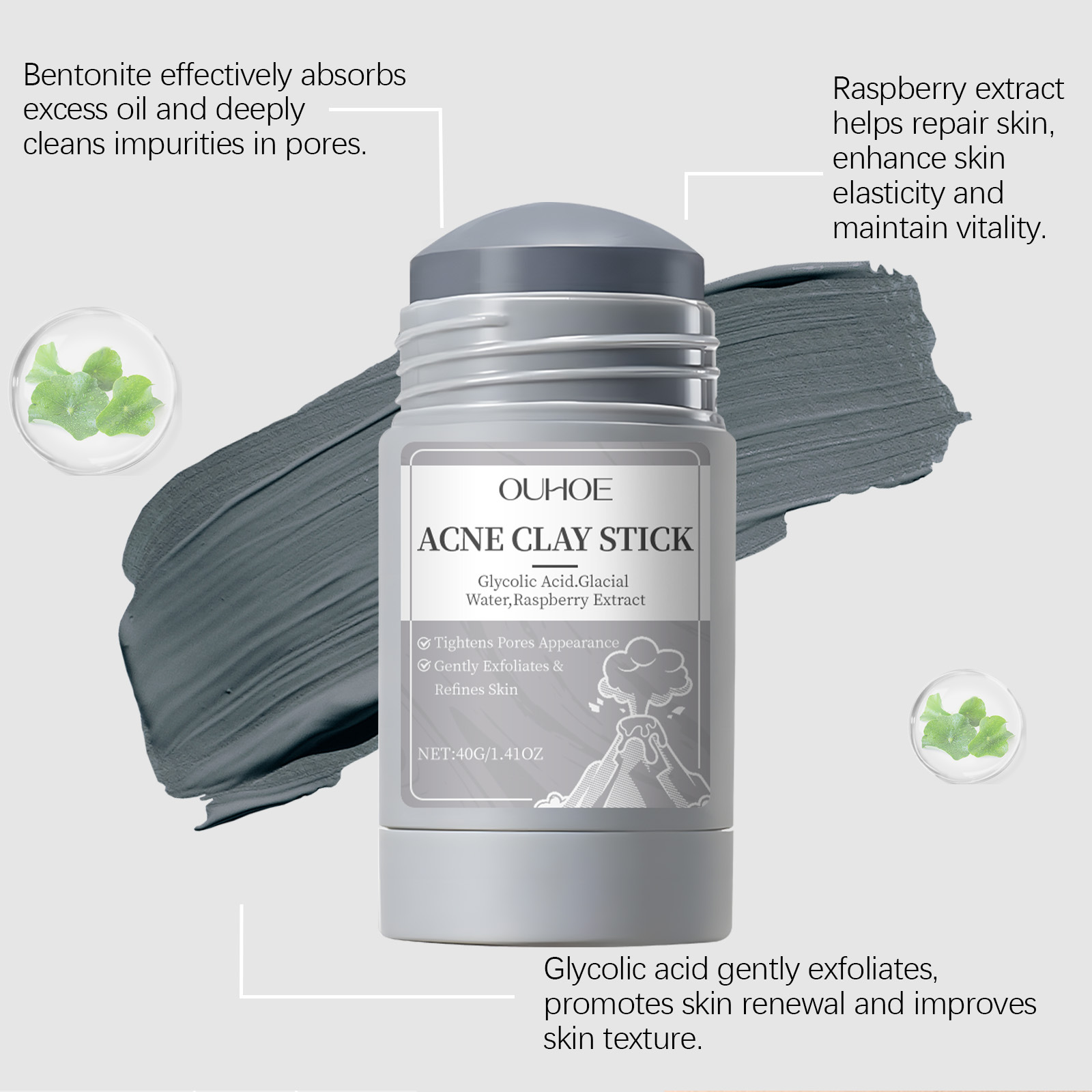 Masker lumpur tanah liat Pembe - Bentonite Clay Mask ulasan dan harga