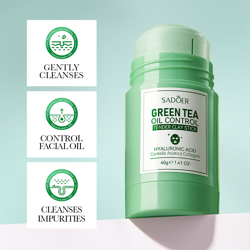 Masker Lumpur Wajah SADOER Teh - Bentonite Clay Mask ulasan dan harga