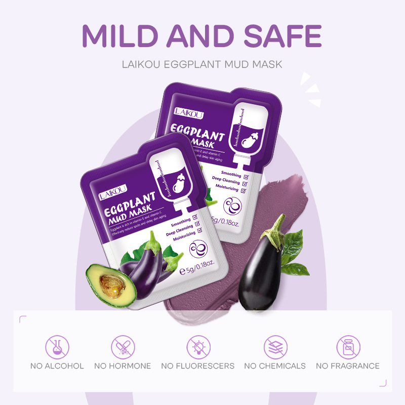 5 Buah LAIKOU Masker Lumpur Te - Bentonite Clay Mask ulasan dan harga