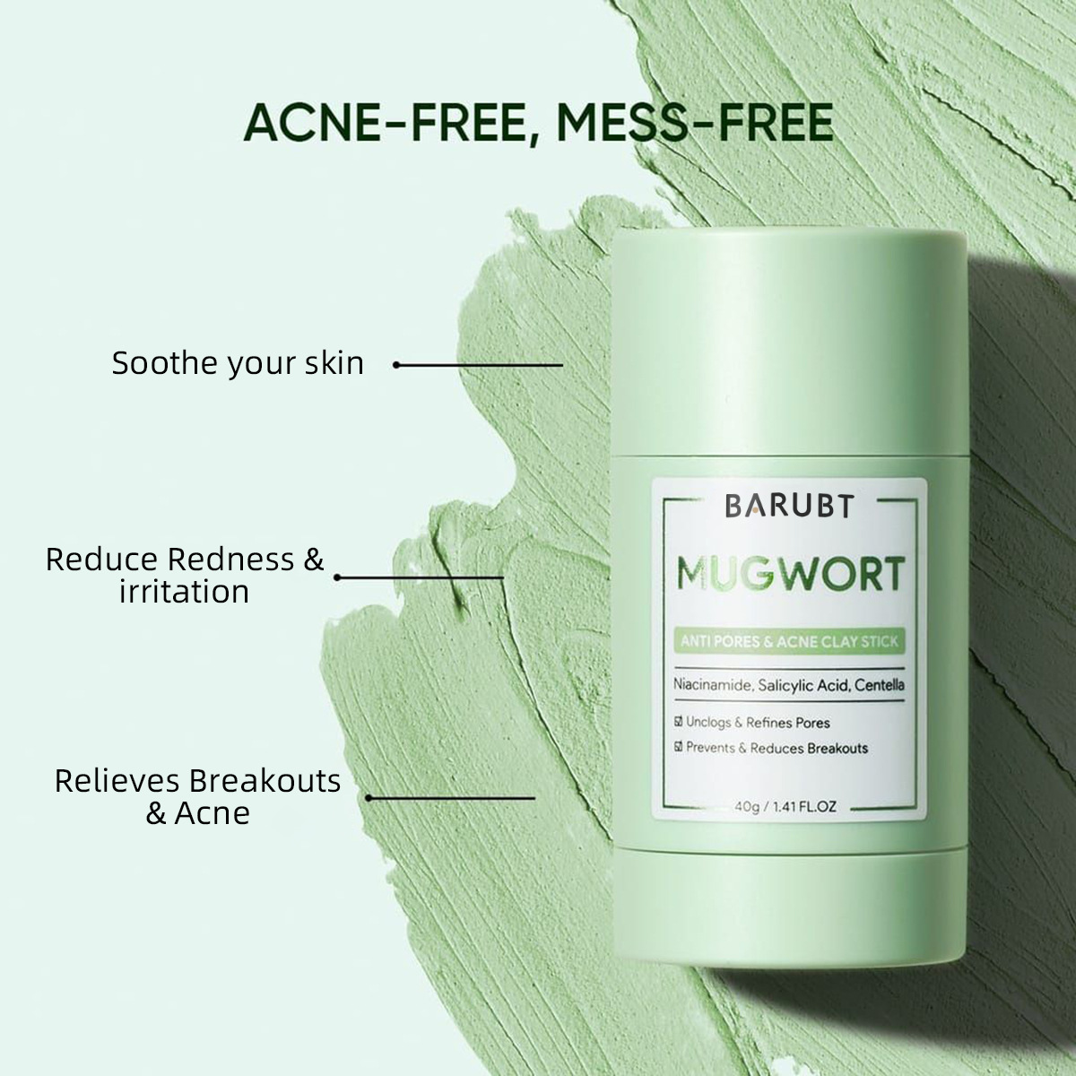 Menghilangkan Komedo Jerawat M - Bentonite Clay Mask ulasan dan harga